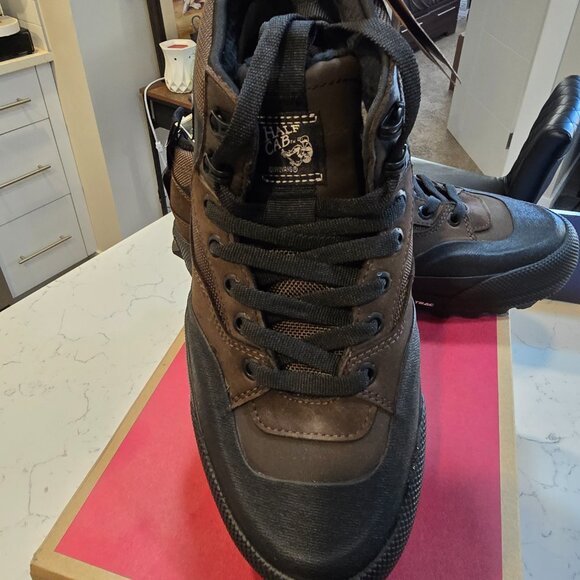 Vans Half Cab Gore-Tex MTE 3 Brown Black Mens Size 9 Shoes VN0009QWY49 SKATE NEW - Picture 2 of 12